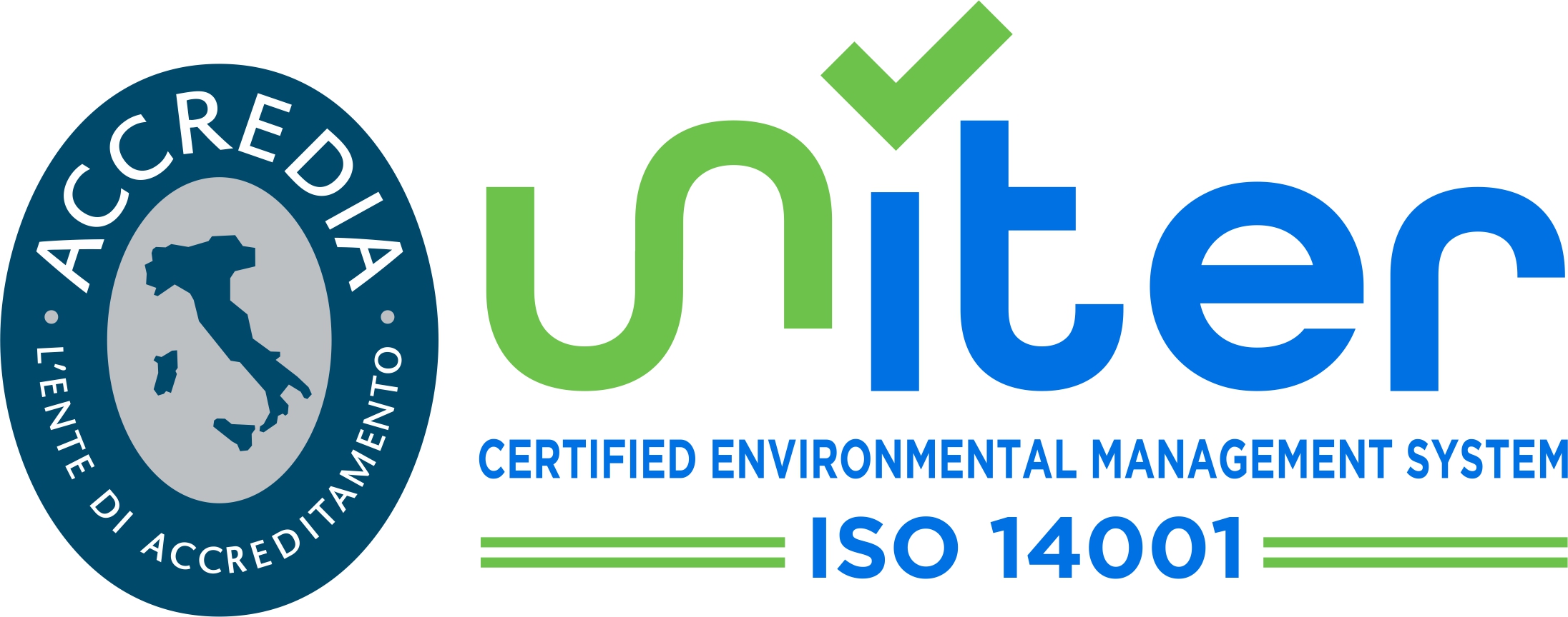 UNI ISO 14001 VERDE CON ACCREDIA